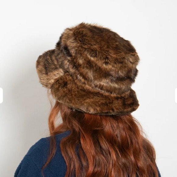 Wyeth by Todd Magill “Chewie” faux mink fur boho  bucket hat — New Without Tags main image 2